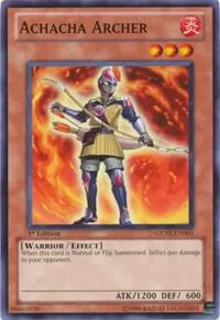 Achacha Archer GENF-EN003 Yu-Gi-Oh card from Generation Force