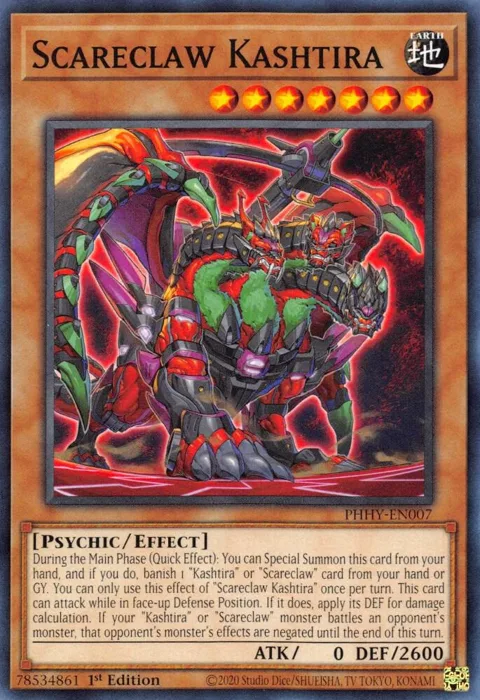 Scareclaw Kashtira PHHY-EN007 Yu-Gi-Oh card from Photon Hypernova