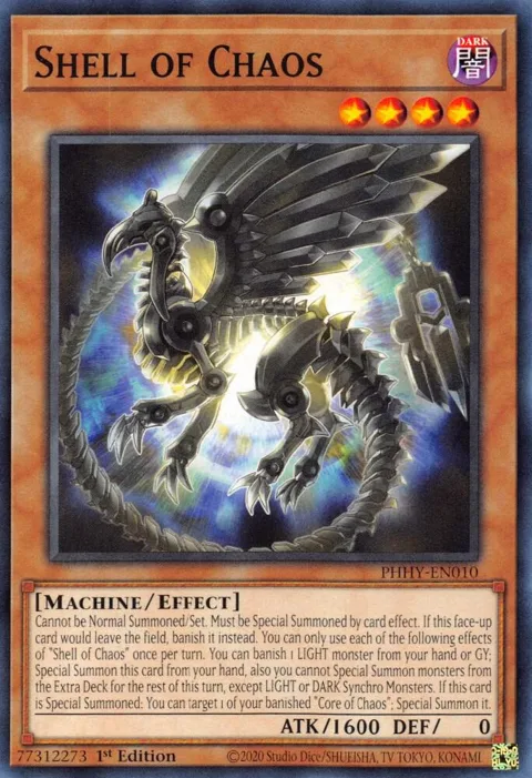 Shell of Chaos PHHY-EN010 Yu-Gi-Oh card from Photon Hypernova