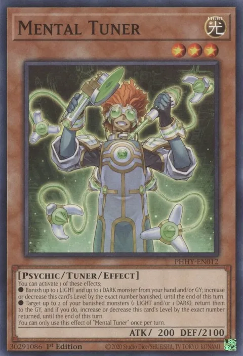 Mental Tuner PHHY-EN012 Yu-Gi-Oh card from Photon Hypernova
