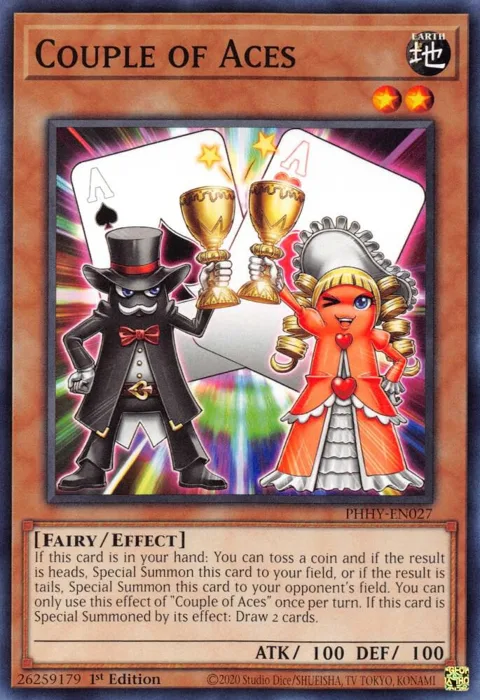 Couple of Aces PHHY-EN027 Yu-Gi-Oh card from Photon Hypernova