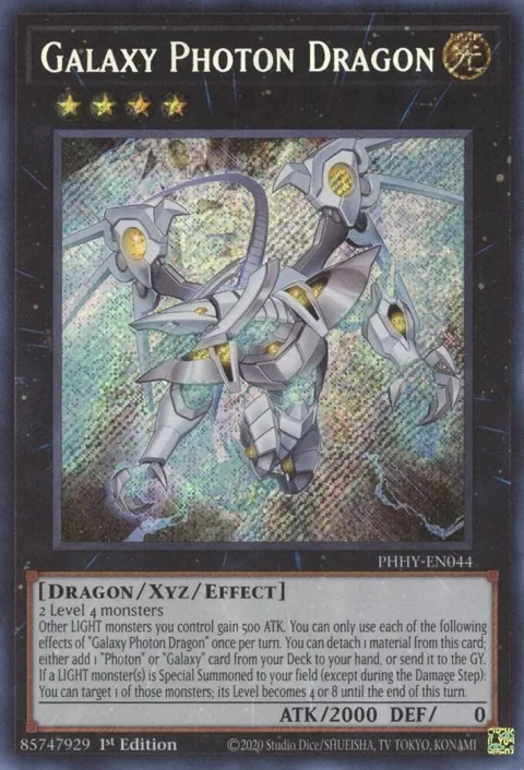 Galaxy Photon Dragon PHHY-EN044 Yu-Gi-Oh card from Photon Hypernova