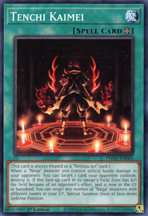 Tenchi Kaimei PHHY-EN065 Yu-Gi-Oh card from Photon Hypernova