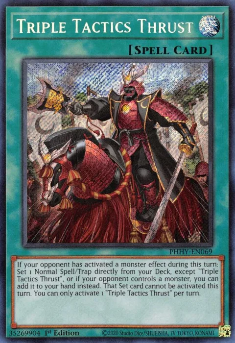 Triple Tactics Thrust PHHY-EN069 Yu-Gi-Oh card from Photon Hypernova