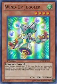 Wind-Up Juggler GENF-EN015 1st Edition Yu-Gi-Oh card from Generation Force
