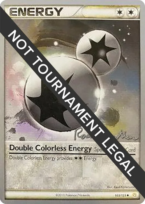 Double Colorless Energy - 2011 Ross Cawthon #103/123 Pokémon card from World Championship Decks