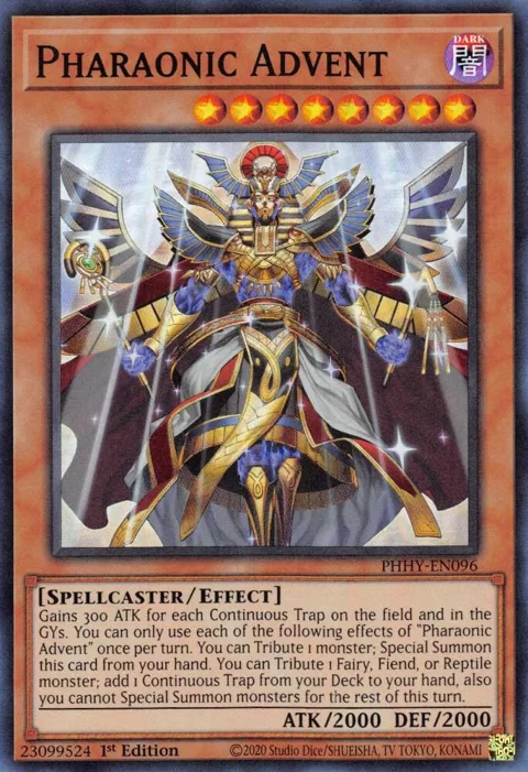 Pharaonic Advent PHHY-EN096 Yu-Gi-Oh card from Photon Hypernova