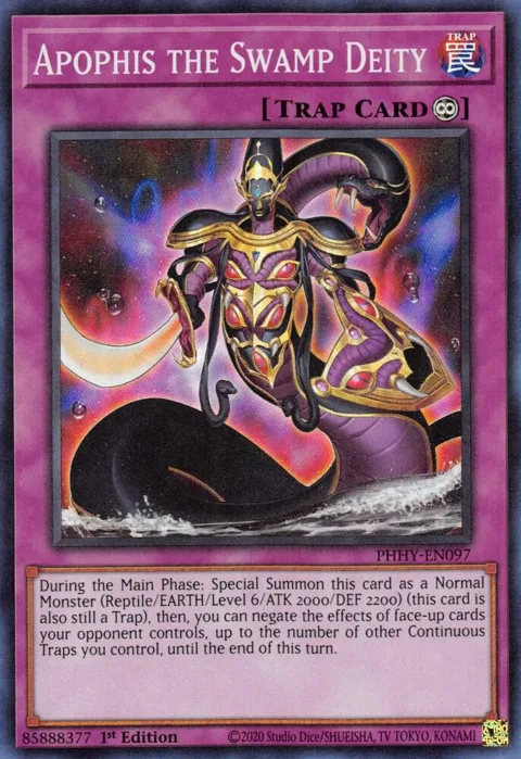 Apophis the Swamp Deity PHHY-EN097 Yu-Gi-Oh card from Photon Hypernova