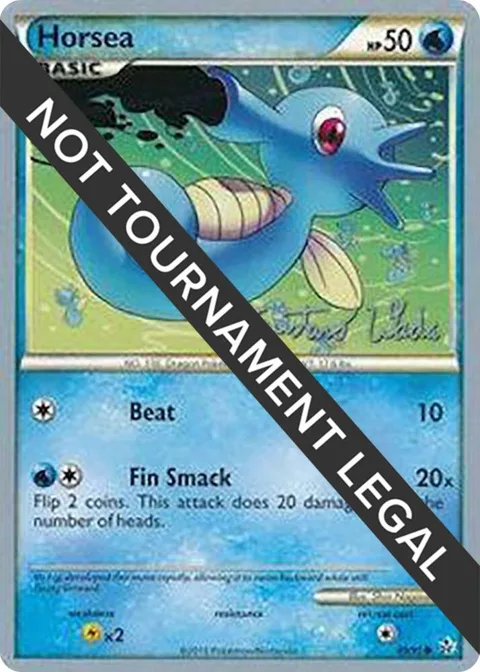 Horsea - 2011 Gustavo Wada #49/95 Pokémon card from World Championship Decks