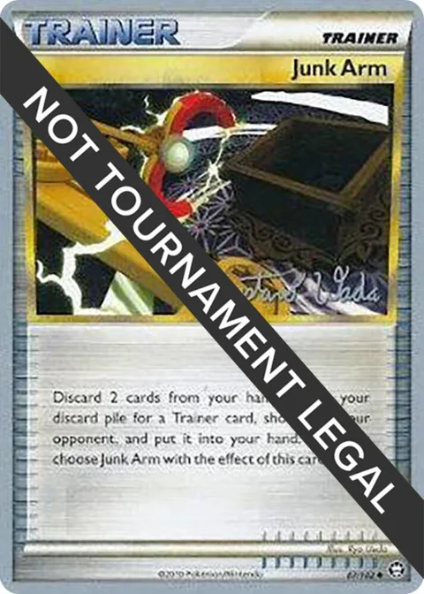 Junk Arm - 2011 Gustavo Wada #87/102 Pokémon card from World Championship Decks