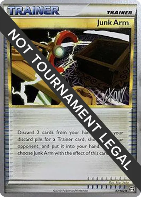 Junk Arm - 2011 Christopher Kan #87/102 Pokémon card from World Championship Decks
