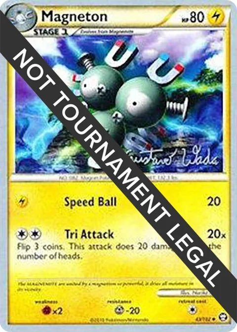 Magneton - 2011 Gustavo Wada #43/102 Pokémon card from World Championship Decks