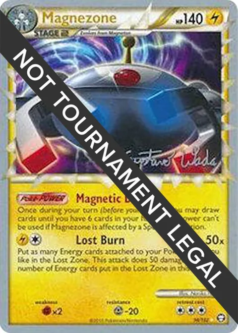 Magnezone - 2011 Gustavo Wada #96/102 Pokémon card from World Championship Decks