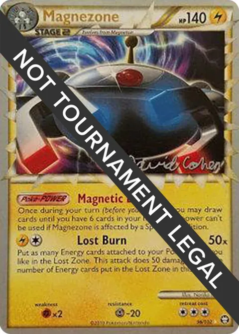 Magnezone - 2011 David Cohen #96/102 Pokémon card from World Championship Decks