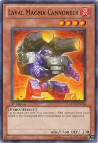 Laval Magma Cannoneer GENF-EN026 1st Edition Yu-Gi-Oh card from Generation Force