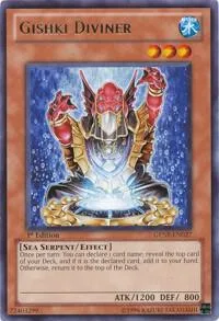 Gishki Diviner GENF-EN027 1st Edition Yu-Gi-Oh card from Generation Force