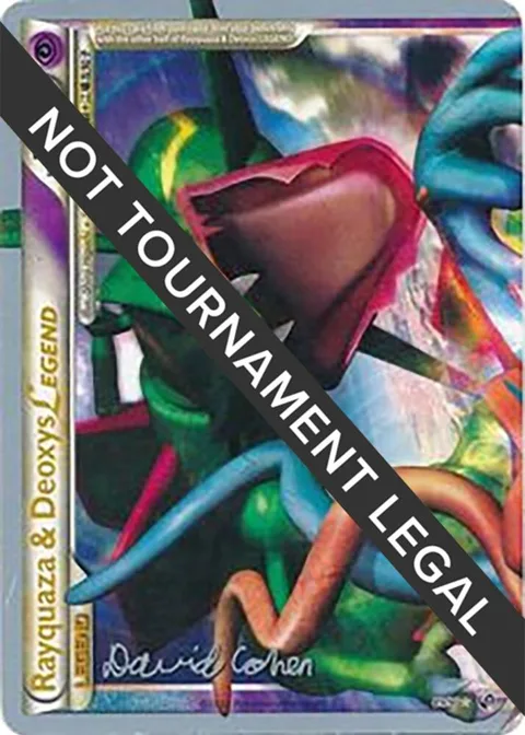 Rayquaza & Deoxys Legend 89 - 2011 David Cohen #89/90 Pokémon card from World Championship Decks