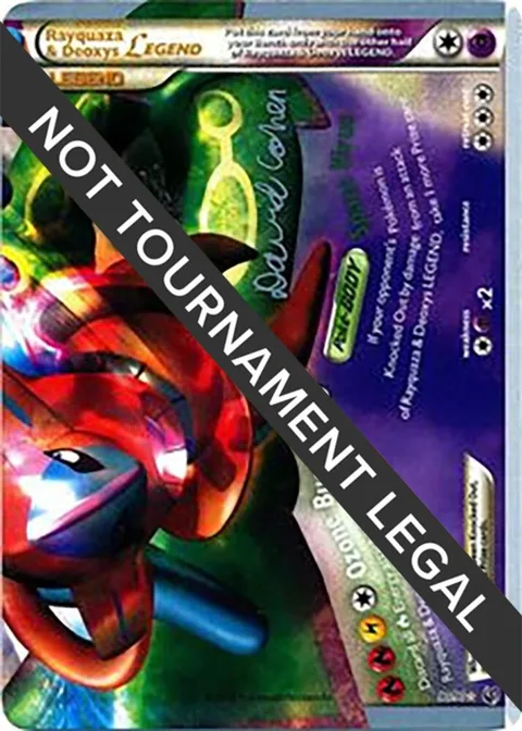 Rayquaza & Deoxys Legend 90 - 2011 David Cohen #90/90 Pokémon card from World Championship Decks
