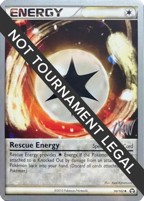 Rescue Energy - 2011 Christopher Kan #90/102 Pokémon card from World Championship Decks