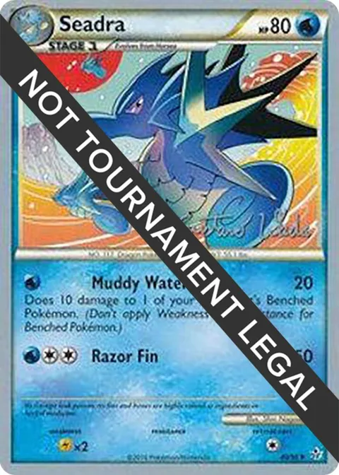 Seadra - 2011 Gustavo Wada #40/95 Pokémon card from World Championship Decks