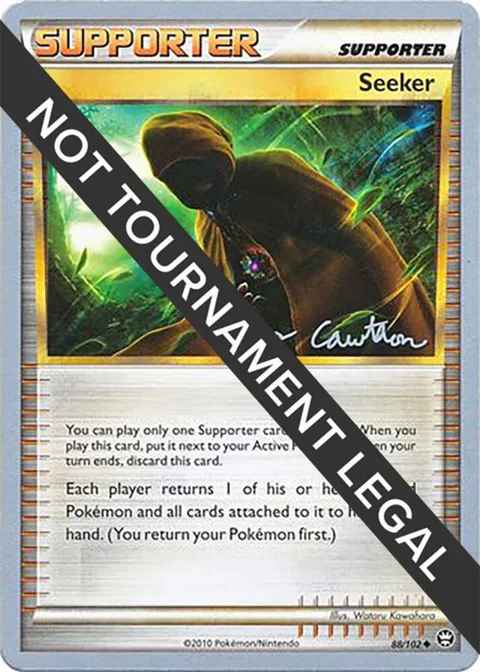 Seeker - 2011 Ross Cawthon #88/102 Pokémon card from World Championship Decks