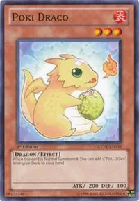 Poki Draco GENF-EN031 1st Edition Yu-Gi-Oh card from Generation Force