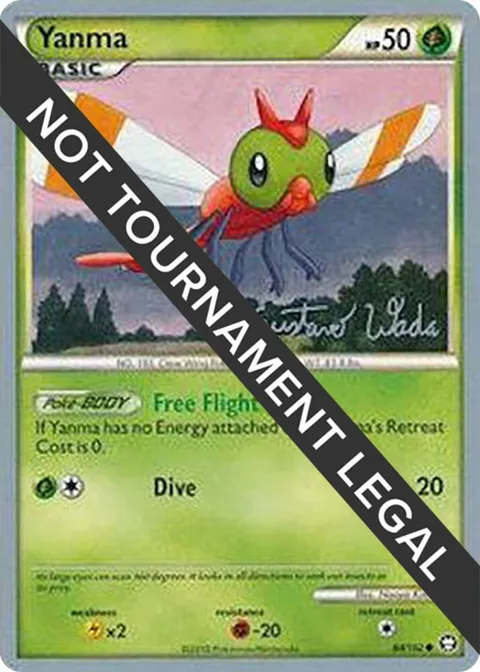 Yanma - 2011 Gustavo Wada #84/102 Pokémon card from World Championship Decks