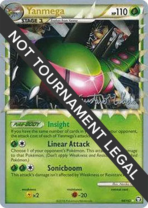 Yanmega - 2011 Gustavo Wada #98/102 Pokémon card from World Championship Decks