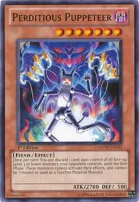 Perditious Puppeteer GENF-EN033 Yu-Gi-Oh card from Generation Force