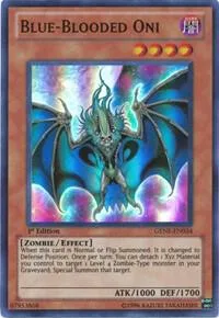 Blue-Blooded Oni GENF-EN034 1st Edition Yu-Gi-Oh card from Generation Force