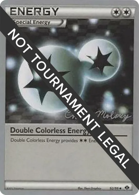 Double Colorless Energy - 2012 Chase Moloney #92/99 Pokémon card from World Championship Decks