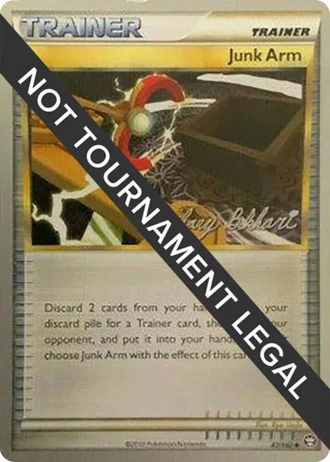 Junk Arm - 2012 Zachary Bokhari #87/102 Pokémon card from World Championship Decks