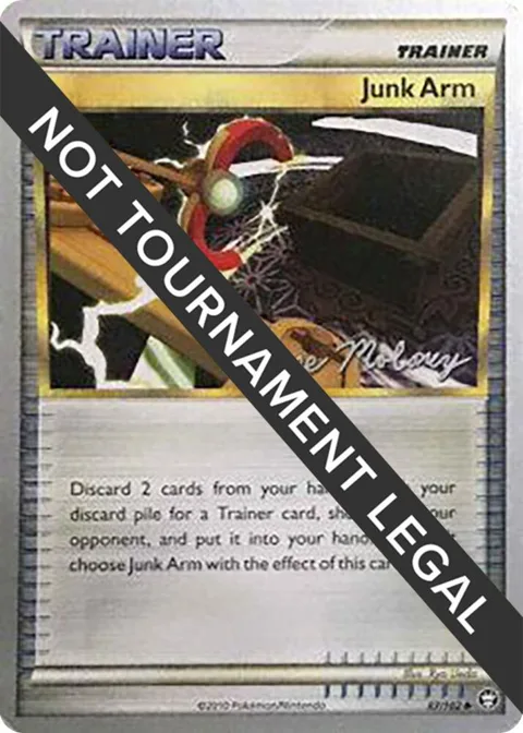 Junk Arm - 2012 Chase Moloney #87/102 Pokémon card from World Championship Decks