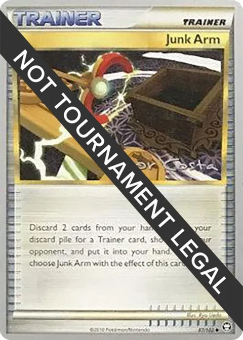 Junk Arm - 2012 Igor Costa #87/102 Pokémon card from World Championship Decks