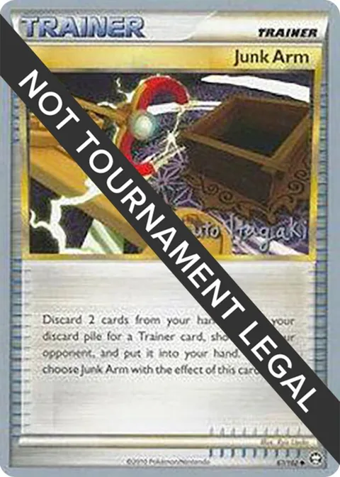 Junk Arm - 2012 Shuto Itagaki #87/102 Pokémon card from World Championship Decks