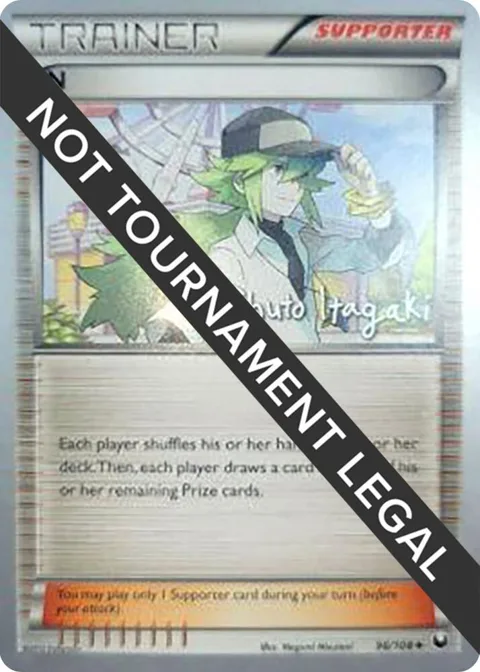 N - 2012 Shuto Itagaki #96/108 Pokémon card from World Championship Decks