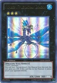 Number 17: Leviathan Dragon GENF-EN039 1st Edition Yu-Gi-Oh card from Generation Force