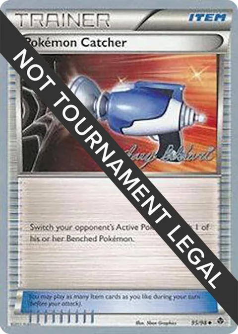 Pokemon Catcher - 2012 Zachary Bokhari #95/98 Pokémon card from World Championship Decks