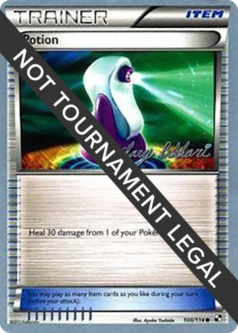 Potion - 2012 Zachary Bokhari #100/114 Pokémon card from World Championship Decks