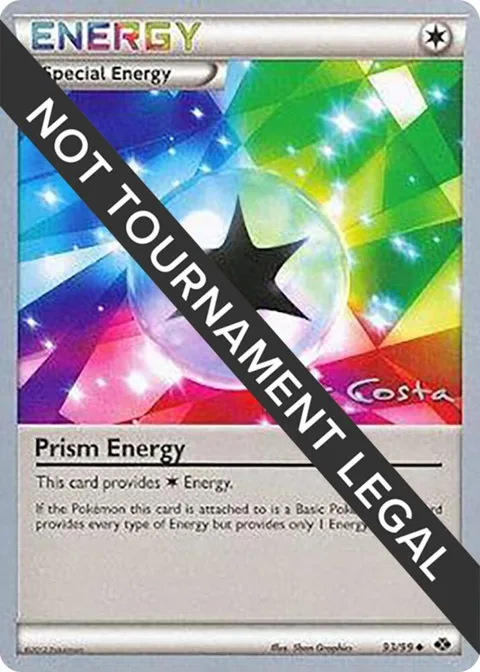 Prism Energy - 2012 Igor Costa #93/99 Pokémon card from World Championship Decks
