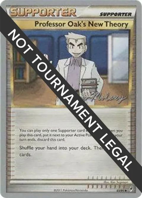 Professor Oak's New Theory - 2012 Chase Moloney #83/95 Pokémon card from World Championship Decks