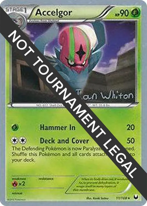 Accelgor - 2013 Ian Whiton #11/108 Pokémon card from World Championship Decks