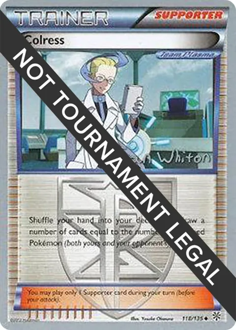 Colress - 2013 Ian Whiton #118/135 Pokémon card from World Championship Decks