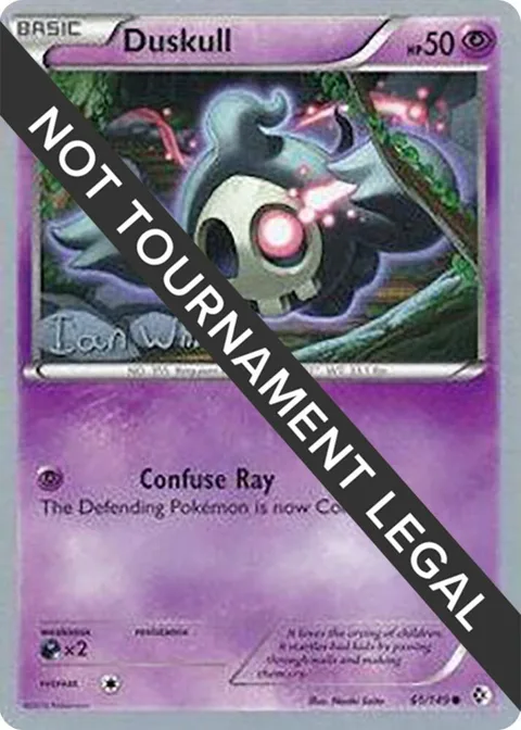 Duskull - 2013 Ian Whiton #61/149 Pokémon card from World Championship Decks
