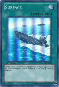 Surface GENF-EN049 1st Edition Yu-Gi-Oh card from Generation Force