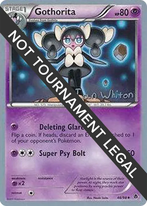 Gothorita - 2013 Ian Whiton #46/98 Pokémon card from World Championship Decks