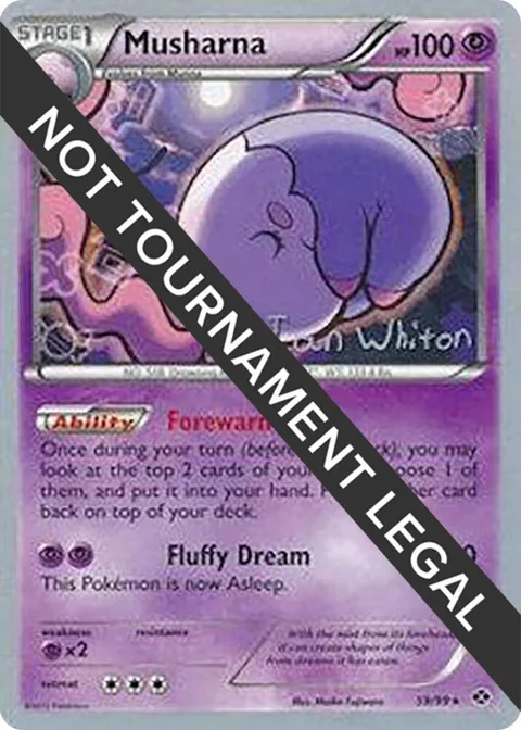 Musharna - 2013 Ian Whiton #59/99 Pokémon card from World Championship Decks