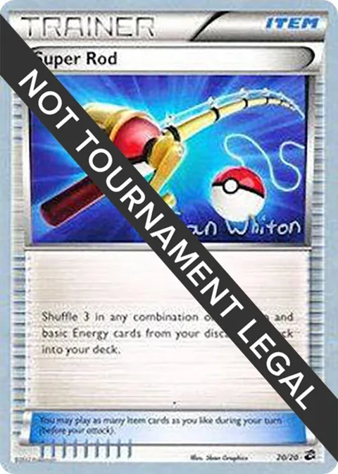 Super Rod - 2013 Ian Whiton #20/20 Pokémon card from World Championship Decks