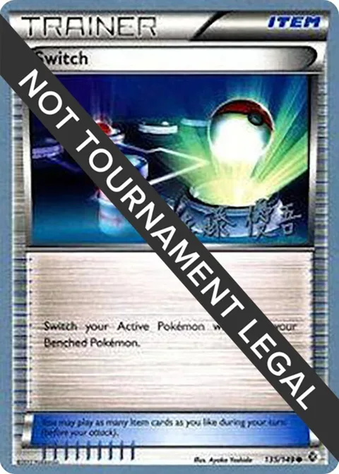 Switch - 2013 Yugo Sato #135/149 Pokémon card from World Championship Decks