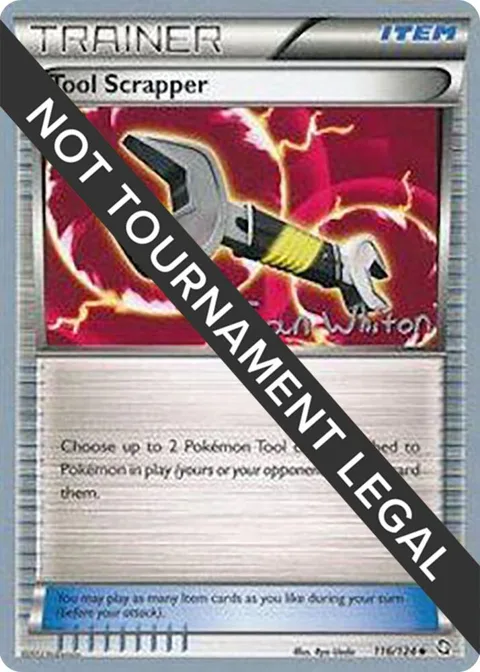 Tool Scrapper - 2013 Ian Whiton #116/124 Pokémon card from World Championship Decks